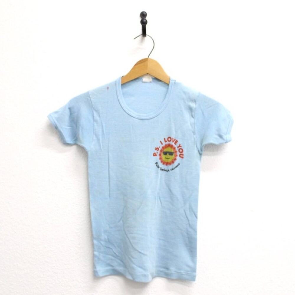 Vintage Kids Palm Springs California T Shirt Large